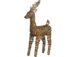 Decorazione natalizia LED GRINDAVIK Renna 97 cm Naturale