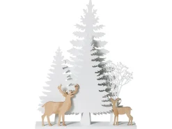 Decorazione natalizia LED GISSELAN 45 cm Bianco