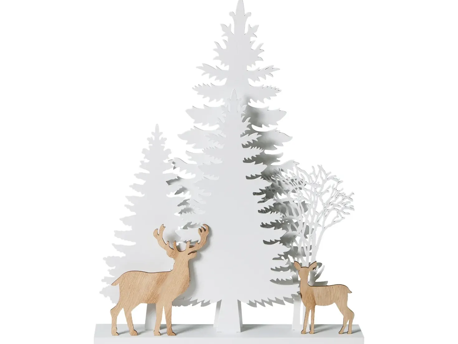Decorazione natalizia LED GISSELAN 45 cm Bianco