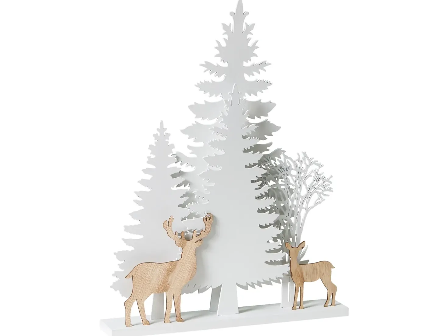 Decorazione natalizia LED GISSELAN 45 cm Bianco