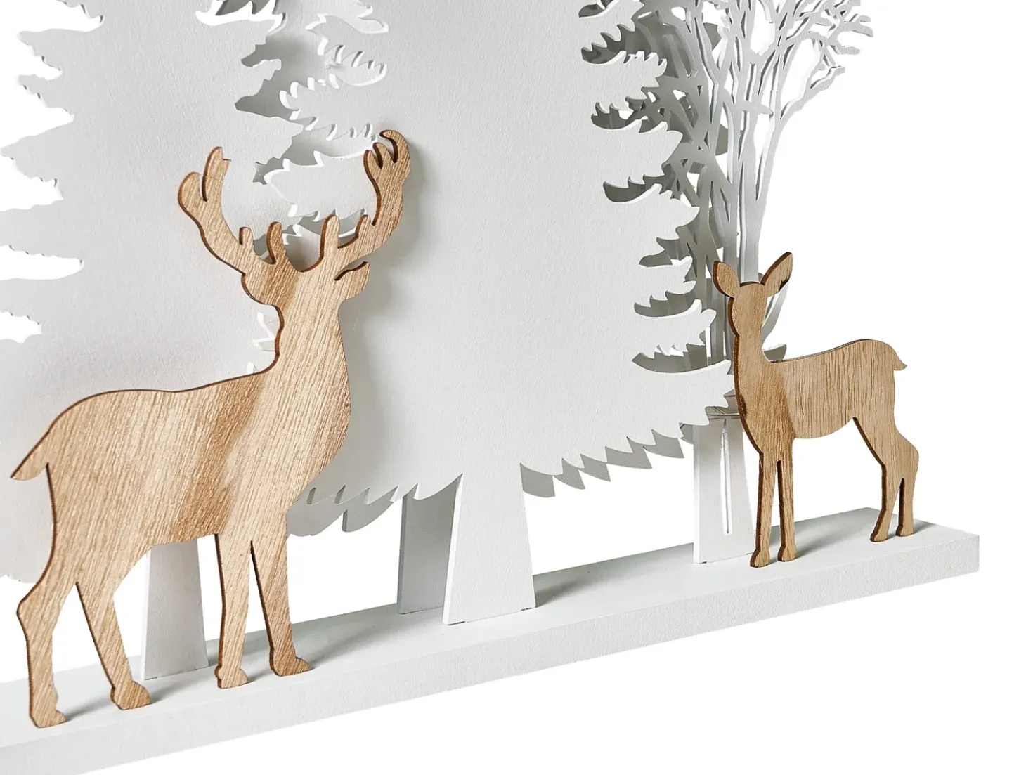 Decorazione natalizia LED GISSELAN 45 cm Bianco