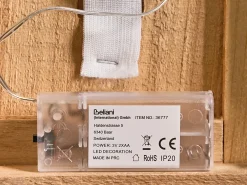 Decorazione natalizia LED LENTIRA Lampada da palo 80 cm Marrone chiaro