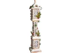 Decorazione natalizia LED LENTIRA Lampada da palo 80 cm Marrone chiaro