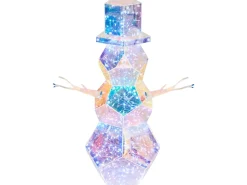 Decorazione natalizia LED ARCTICA Pupazzo di neve 43 cm Multicolore