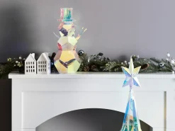 Decorazione natalizia LED ARCTICA Pupazzo di neve 43 cm Multicolore