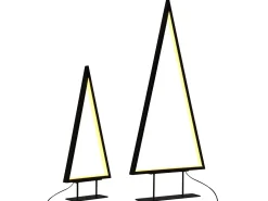 Decorazione natalizia LED LOPPI Albero di Natale 47/69 cm Nero