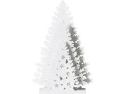 Decorazione natalizia LED EMMESAN Albero di Natale 33 cm Bianco