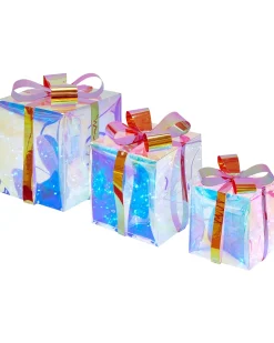 Decorazione natalizia LED CAPELLA Regali di Natale 15/20/25 cm Multicolore