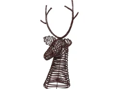 Decorazione natalizia LED DYBESO Renna 60 cm Marrone scuro