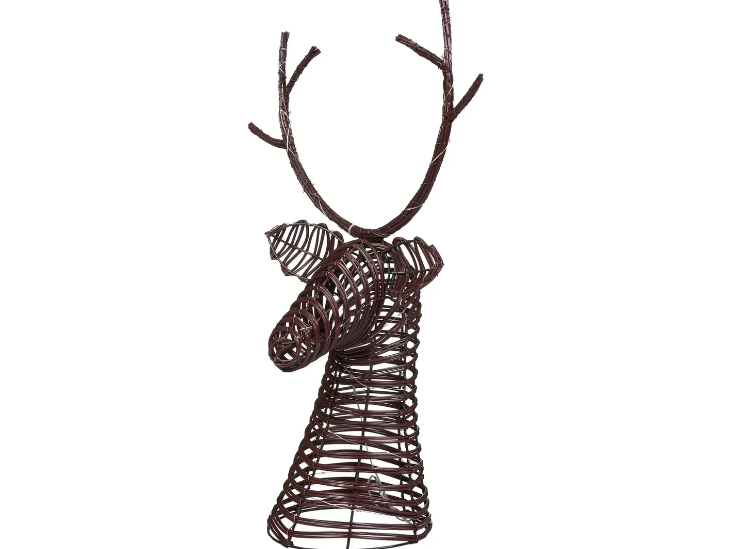 Decorazione natalizia LED DYBESO Renna 60 cm Marrone scuro
