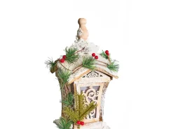 Decorazione natalizia LED LIESVESI Lampada da palo 80 cm Marrone chiaro