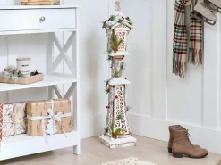 Decorazione natalizia LED LIESVESI Lampada da palo 80 cm Marrone chiaro