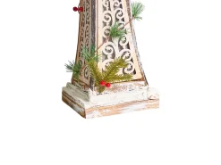 Decorazione natalizia LED LIESVESI Lampada da palo 80 cm Marrone chiaro