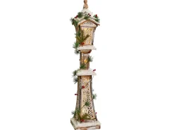 Decorazione natalizia LED LIESVESI Lampada da palo 80 cm Marrone chiaro