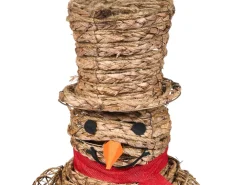 Decorazione natalizia LED OLAFSVIK Pupazzo di neve 52 cm Naturale