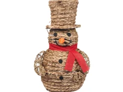 Decorazione natalizia LED OLAFSVIK Pupazzo di neve 52 cm Naturale