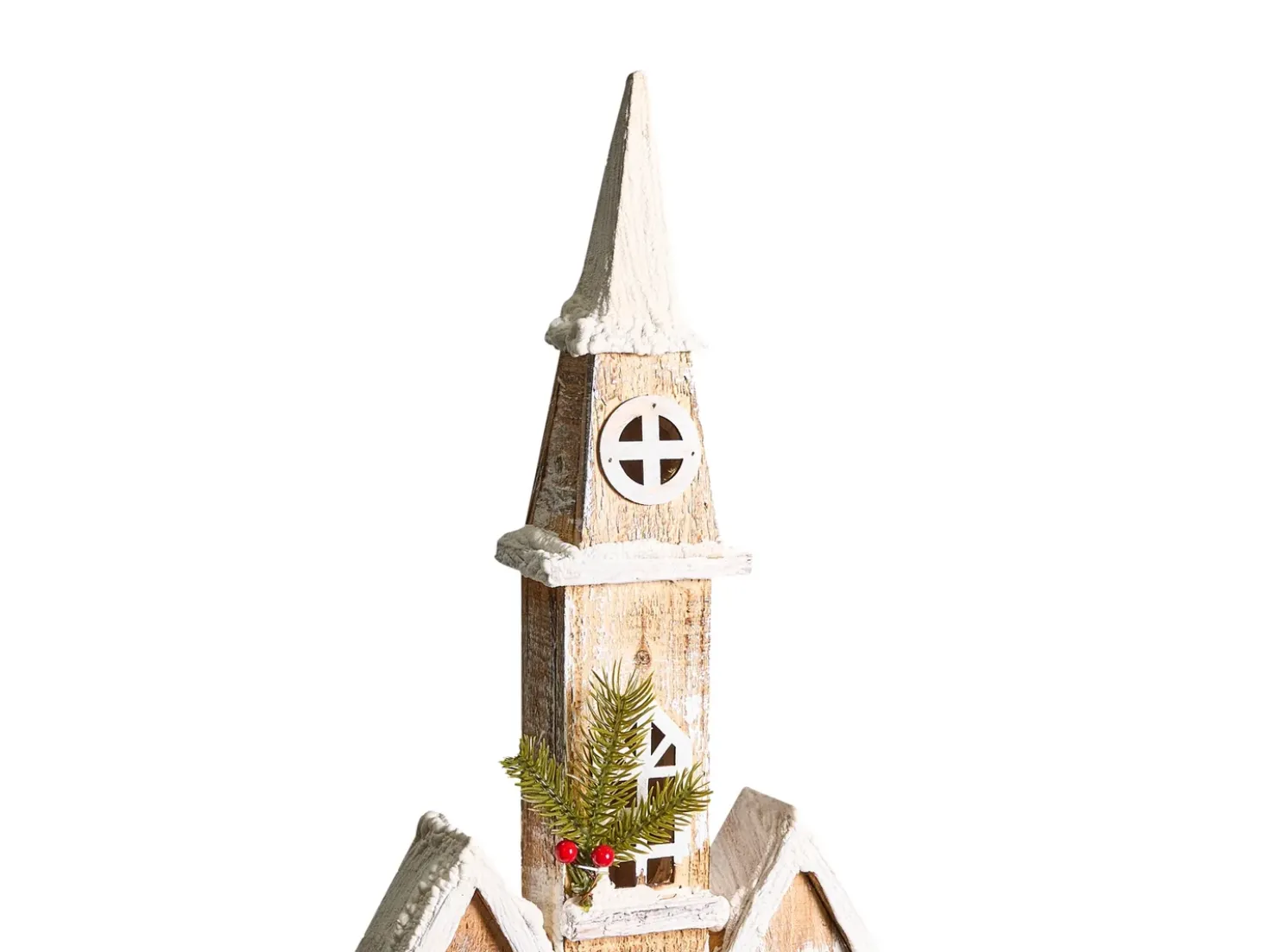Decorazione natalizia LED NILAKA Casa 85 cm Marrone chiaro