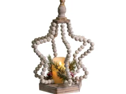 Decorazione natalizia LED PATARI Stella 42 cm Marrone chiaro