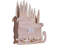 Decorazione natalizia LED IMPALA Calendario dell'Avvento 40 cm Marrone chiaro
