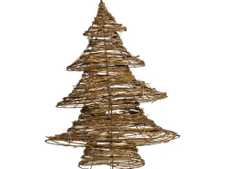Decorazione natalizia LED FURESO Albero di Natale 60 cm Naturale