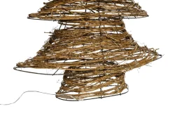 Decorazione natalizia LED FURESO Albero di Natale 60 cm Naturale