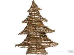 Decorazione natalizia LED FURESO Albero di Natale 60 cm Naturale