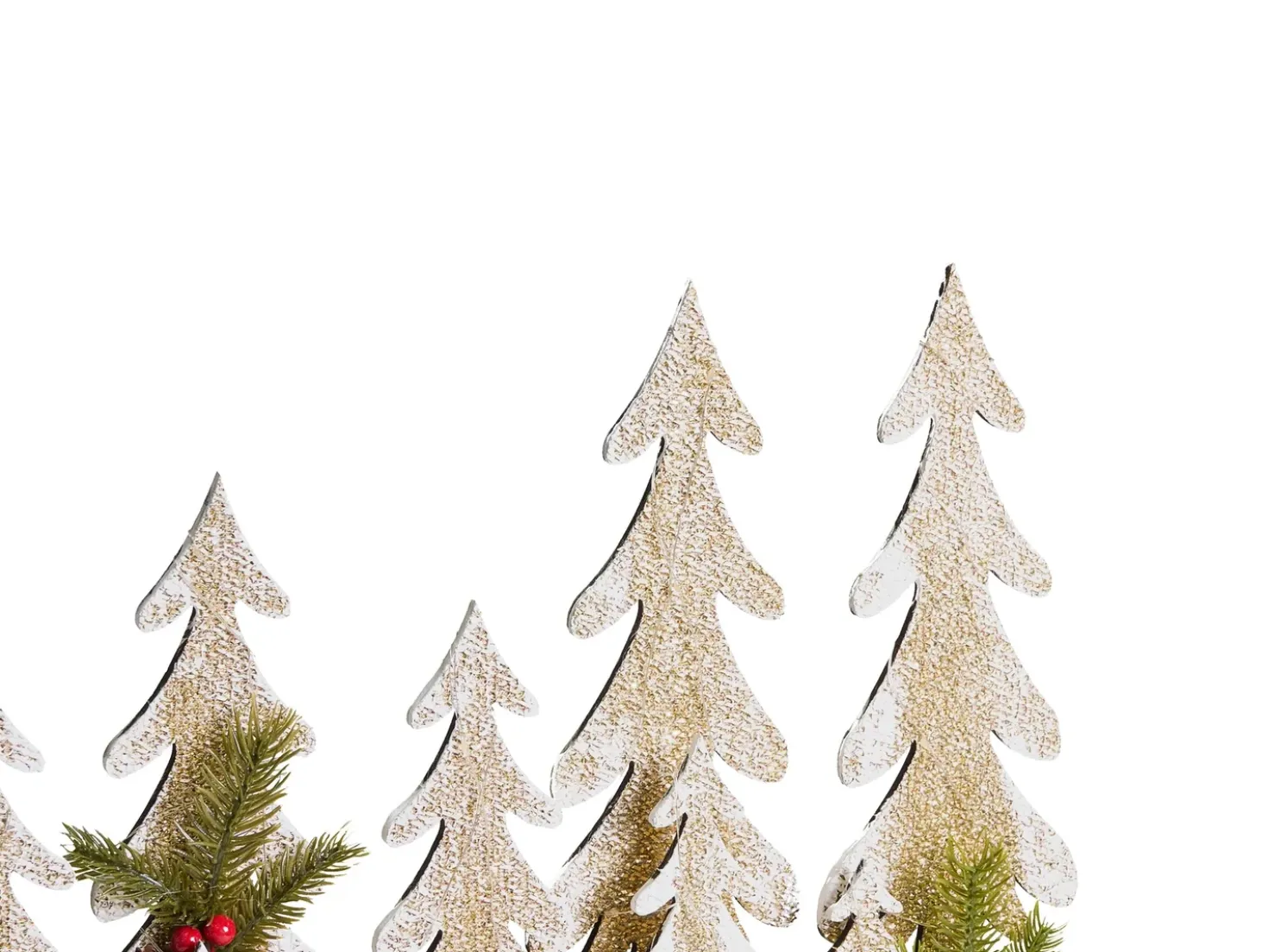 Decorazione natalizia LED ORIVESI Albero di Natale 30 cm Marrone chiaro