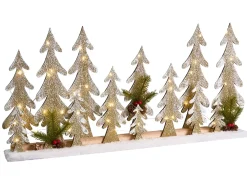 Decorazione natalizia LED ORIVESI Albero di Natale 30 cm Marrone chiaro