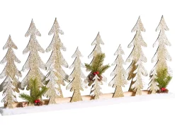 Decorazione natalizia LED ORIVESI Albero di Natale 30 cm Marrone chiaro