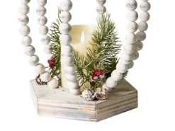 Decorazione natalizia LED PAJARVI 40 cm Marrone chiaro