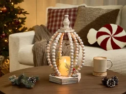 Decorazione natalizia LED PAJARVI 40 cm Marrone chiaro