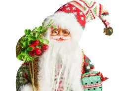 Decorazione natalizia MOSVATN Babbo Natale 37 cm Rosso/Verde