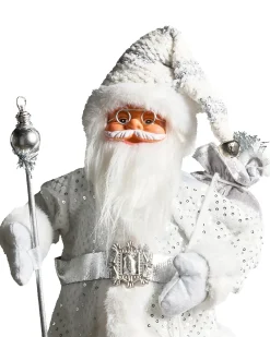 Decorazione natalizia NELAUG Babbo Natale 48 cm Argento