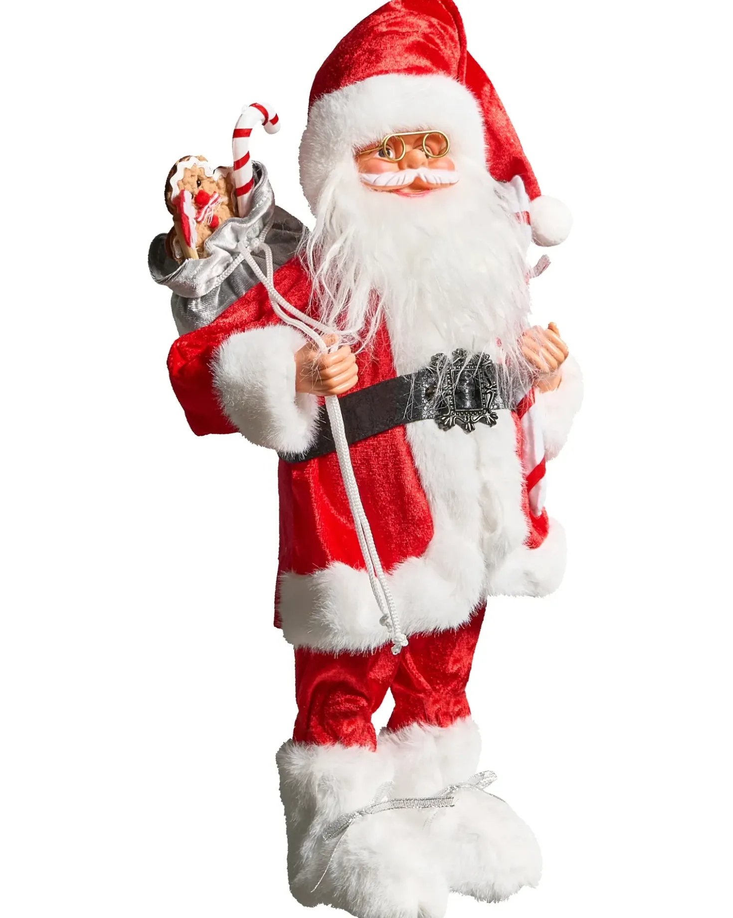 Decorazione natalizia ORMSAVATNET Babbo Natale 45 cm Rosso