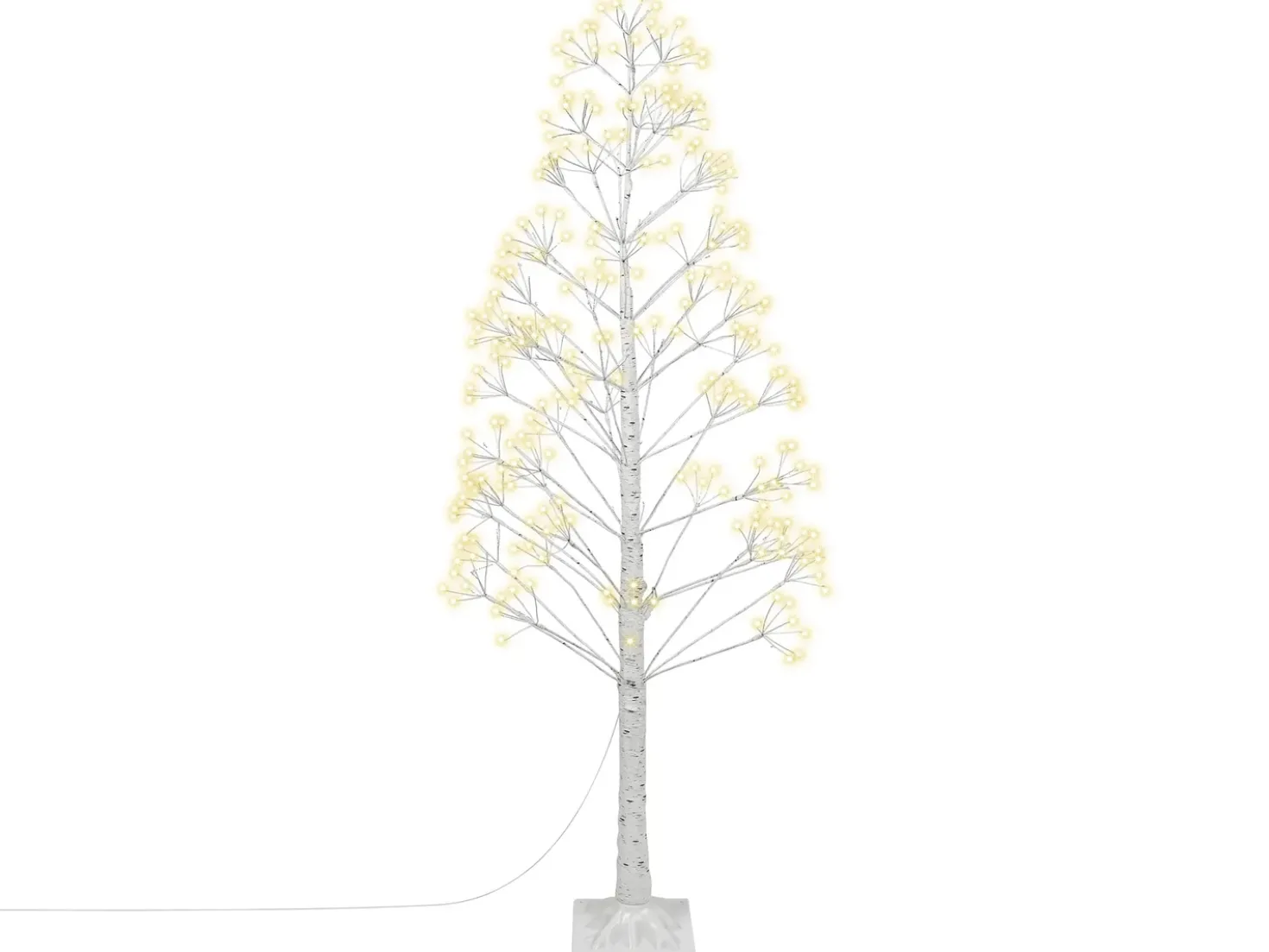 Decorazione per esterni LED ALBIONI Albero 180 cm Bianco