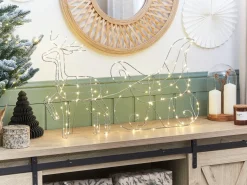Decorazione per esterni LED SAIJA Renna 46 cm Argento