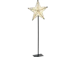 Decorazione per esterni LED SANNAN Stella 110 cm Nero