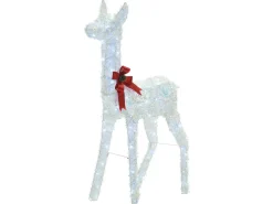 Decorazione per esterni LED AURENNE Cervo 110 cm Bianco