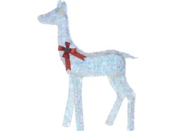 Decorazione per esterni LED AURENNE Cervo 110 cm Bianco