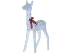 Decorazione per esterni LED AURENNE Cervo 110 cm Bianco