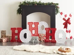 Decorazione per esterni LED GRENVIK 40 cm Bianco Rosso