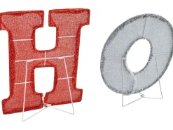 Decorazione per esterni LED GRENVIK 40 cm Bianco Rosso