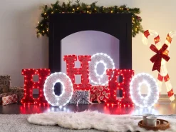 Decorazione per esterni LED GRENVIK 40 cm Bianco Rosso