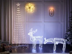 Decorazione per esterni LED INNNES Renna 94 cm Bianco