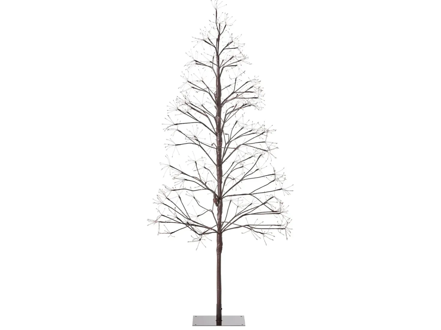 Decorazione per esterni LED LONKARI Albero 150 cm Marrone