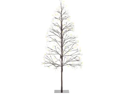 Decorazione per esterni LED LONKARI Albero 150 cm Marrone