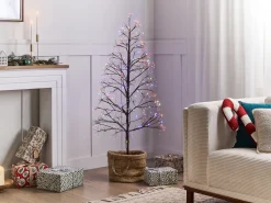 Decorazione per esterni LED LONKARI Albero 150 cm Marrone
