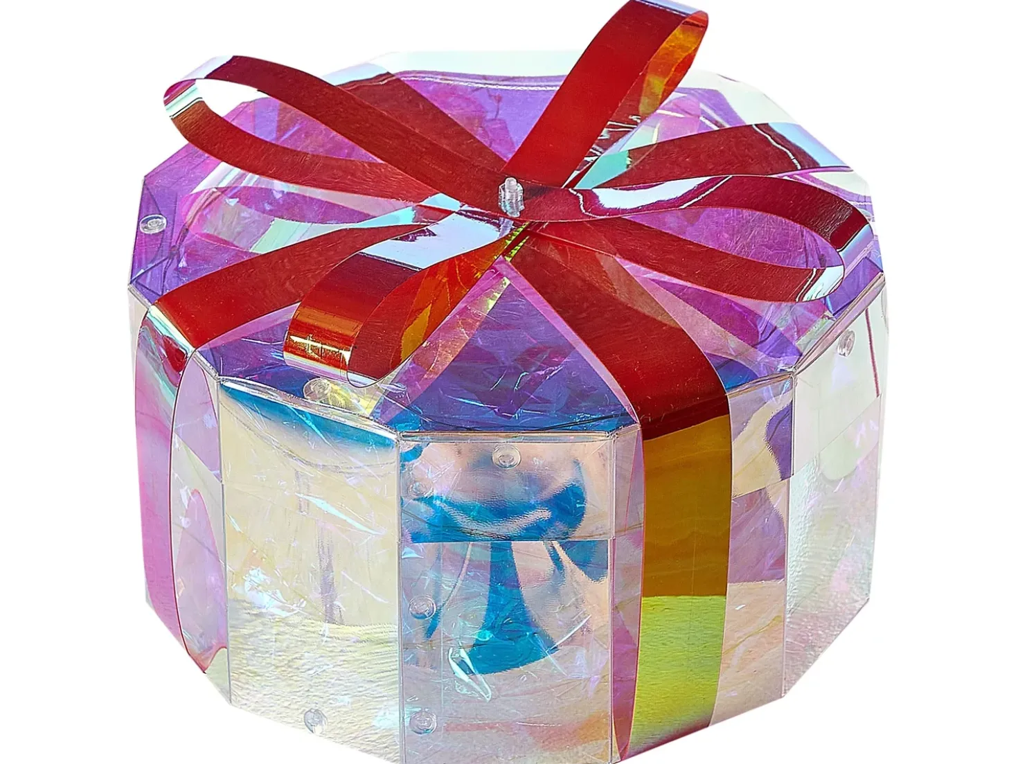 Decorazione per esterni LED GRIMSEY Regali di Natale 30/20/10 cm Multicolore