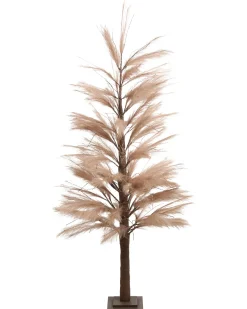 Decorazione per esterni LED HAUGANES Albero di Natale 190 cm Beige