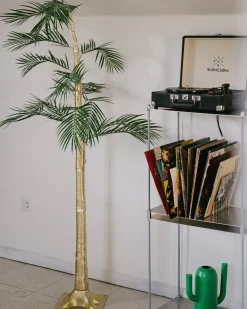 Decorazione per esterni LED PALJAVESI Albero 175 cm Oro